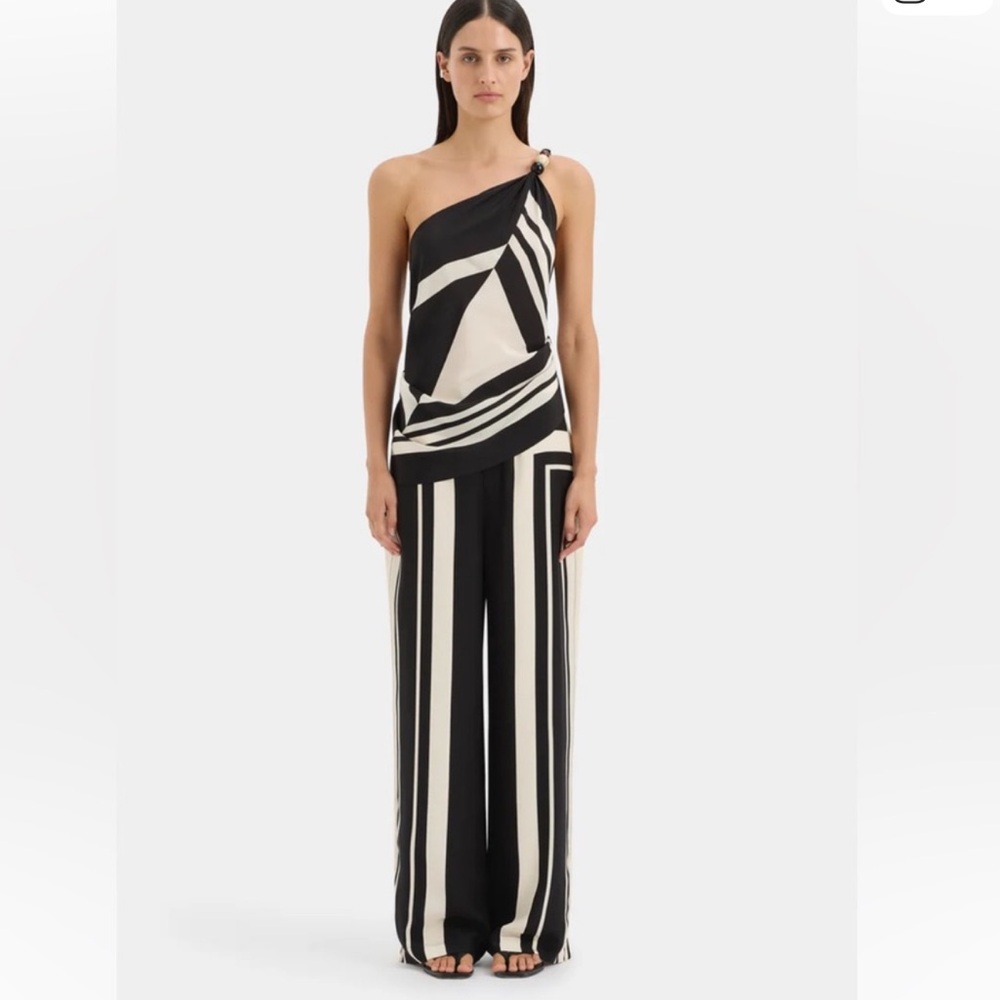 SIR. PIETRA Silk Wide Leg Pants